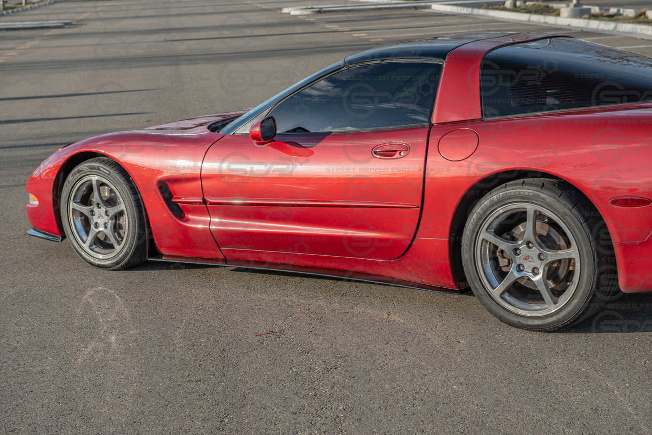 1997-2004 Corvette C5 | ZR1 Style Side Skirt Extension Mud Flap (Pair)